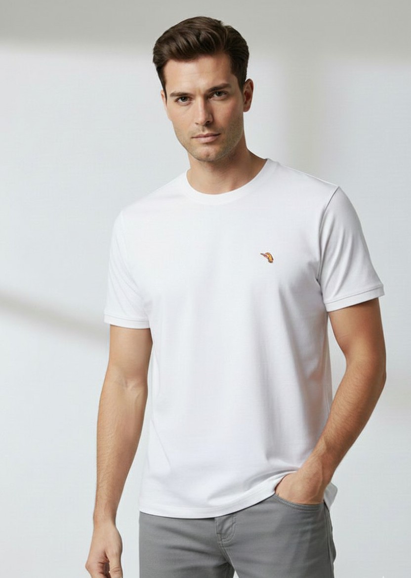 Pamuktan Örme T-shirt